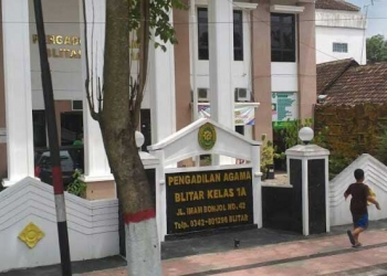 Kantor Pengadilan Agama Blitar. (Foto: Syair Kisah)