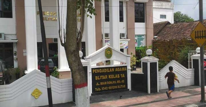 Kantor Pengadilan Agama Blitar. (Foto: Syair Kisah)