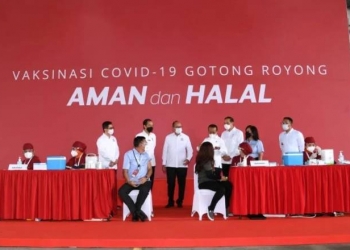 Vaksinasi Gotong Royong. (Dok Humas Pemprov Jabar)