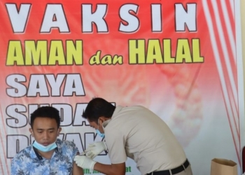 Sambut Hari Bhayangkara, Polda Gorontalo Gelar Vaksinasi Gratis