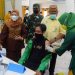 Vaksinasi pengemudi bentor dan ojol