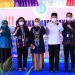 Bupati Bone Bolango Hamim Pou beserta jajaran pemerintah lainnya saat menerima tim penilai Posyandu Terbaik di Kecamatan Botupingge. (Foto Istimewa)