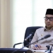 Bupati Bone Bolango Hamim Pou saat mengikuti Pembelajaran Tatap Maya Pembekalan Kepemimpinan Pemerintahan Dalam Negeri Bagi Bupati/Wakil Bupati dan Walikota/Wakil Walikota Petana 2021. (Foto Onal/Prokopim)