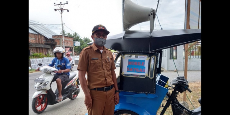Kades Tanggilingo publikasi PPKM Mikro dan protokol kesehatan