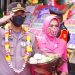 AKBP Desmont Harjendro mengikuti upacara pelepasan sebagai Kapolres Gorontalo Kota. Rabu (16/6/2021). Foto : (Rhay/Humas)