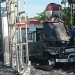 Kebakaran yang terjadi di SPBU Tilamuta menghanguskan sebuah satu unit mobil. (istimewa)
