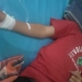 Nasruddin Malik (18) korban pengeroyokan, saat menjalani perawatan di Puskesmas Popayato, Ahad (6/6/2021). (foto/istimewa).