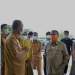 Wagub Gorontalo H. Idris Rahim (tengah), meninjau pusat isolasi COVID-19 di Rumah Sakit Iwan Bokings, Kabupaten Boalemo, Selasa (15/6/2021). (Foto : Istimewa)