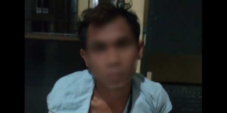 Terduga pelaku pencurian sepeda motor yang dibekuk Tim Piranha Polres Gorontalo Utara. (Istimewa)