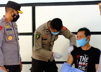 Polda Gorontalo Vaksinasi Covid Massal di Lapas Gorontalo