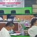 Bupati Gorontalo Nelson Pomalingo dan Wakil Bupati Hendra S Hemeto saat melaksanakan rapat bersama jajaran Forkopimda Kabupaten Gorontalo diruang Madani Kantor Bupati Gorontalo, Rabu (2/6/2021). Istimewa
