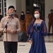 Bupati Bone Bolango Hamim Pou bersama jajaran Pemerintah Daerah saat menyambut kepulangan Rindi Batalipu usai mengikuti Ajang Liga Dangdut Indosiar. (Foto AKP/Kominfo)