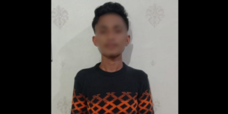 FDj, tersangka penikaman terhadap dua pemuda di Kelurahan Hunggaluwa, Kecamatan Limboto, Kabupaten Gorontalo. (istimewa)