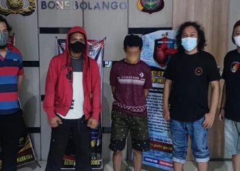 Polres Bone Bolango amankan terduga pelaku penganiayaan