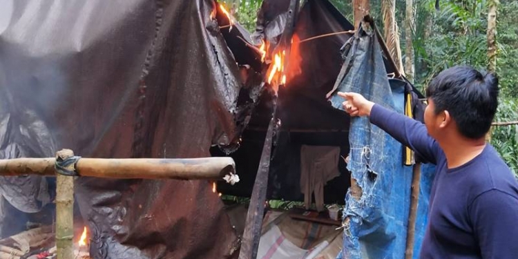 Camp Tambang Ilegal Dibakar
