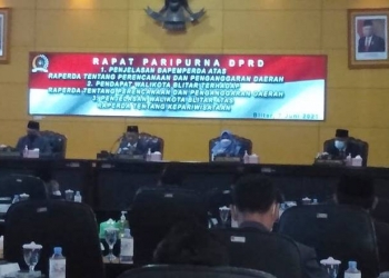 Paripurna DPRD Kota Blitar