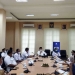Suasana Rapat Pemerintah Kabupaten Bone Bolango, yang dipimpin langsung oleh Bupati Hamim Pou, dan Wakil Bupati Merlan S. Uloli yang membahas terkait pencegahan penyebaran covid-19. (Foto Istimewa)