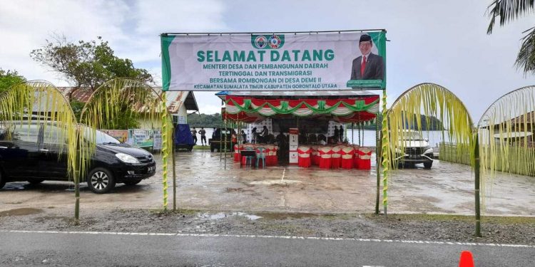 Pemerintah setempat sedang mempersiapkan kedatangan mentri yang akan membuka kegiatan Tomini Innovation Expo.