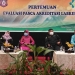 EVALUASI AKREDITASI -  dr. Yana Yanti Suleman, Kepala Dinas Kesehatan Provinsi Gorontalo, sedang memberi sambutan pada pertemuan evaluasi akreditasi Labsekda, Kamis, (17/6/2021). (Foto: Tim Infokom/Dinkes)