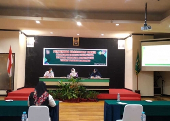 Dr. Yana Yanti Suleman, Kepala Dinas Kesehatan Provinsi Gorontalo (tengah), Rabu (2/6/2021). (Foto: Tim Infokom)