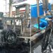 Kebakaran di SPBU Tilamuta