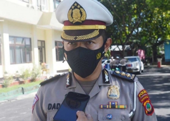 Kasubdit Gakkum Ditlantas Polda Gorontalo, AKBP Dadang Wijaya. (Foto: Putra/Gopos)