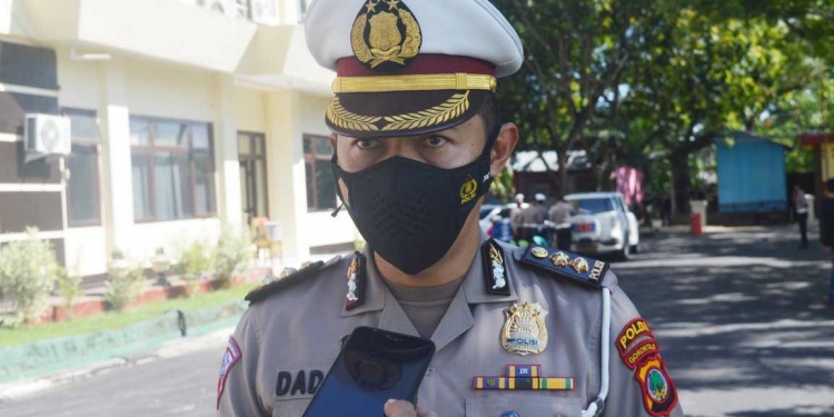 Kasubdit Gakkum Ditlantas Polda Gorontalo, AKBP Dadang Wijaya. (Foto: Putra/Gopos)
