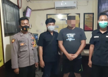 Pelaku penipuan terhadap gadis yang baru dikenalnya lewat Tinder. (Foto: humas Polres Tulungagung)