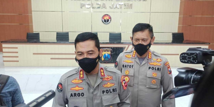 Kadiv Humas Polri, Irjen Argo Yuwono, saat berada di Polda Jatim, Jum'at (11/6/2021)
