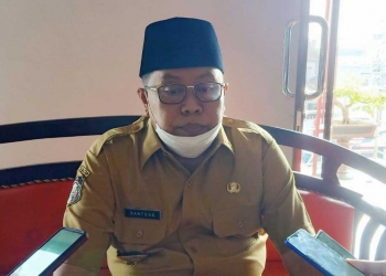 Wali Kota Blitar, Santoso usai Rapat Virtual Verifikasi Lapangan Hybrid Evaluasi Kota Layak Anak, di ISC Kominfo Kota Blitar, Senin (14/6/2021).