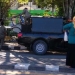 Satpol PP Kabupaten Gorontalo mengamankan sejumlah barang milik Pedagang Kaki Lima (PKL), yang dinilai menggagu aktivitas pejalan kaki di trotoar RSUD MM. Dunda Kabupaten Gorontalo, Kamis (17/6/2021). (Foto: Putra/Gopos)