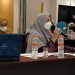 Kepala Distannak Bone Bolango, Roswaty Agus yang turut didampingi Kabid Penyuluhan. Yoana Rahman mengikuti Rakor pengawalan dan pendampingan program utama pembangunan pertanian tahun 2021, berlangsung dari tanggal 17- 19 Juni 2021, di Hotel Santika BSD City- Serpong, Kota Tangerang Selatan-Banten. (Foto Istimewa)
