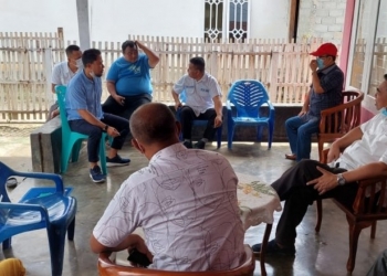 Komisi I DPRD Provinsi Gorontalo saat monitoring yang dilakukan di UTAMA TV Kabel yang ada di Kecamatan Bulango Timur, Kabupaten Bone Bolango, pada Jumat (9/7/2021). Foto istimewa