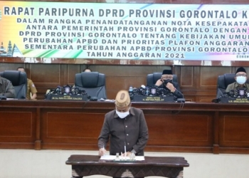DPRD dan Pemprov Gorontalo Sepakat APBD 2021 Untuk Penanganan Covid-19