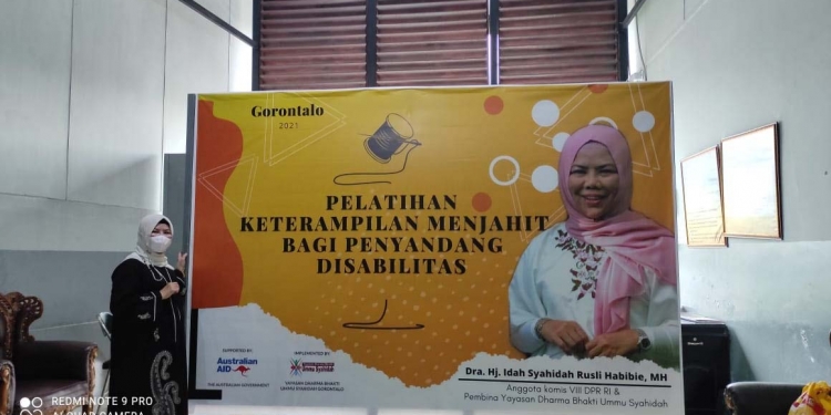 Idah Syahidah Gelar Pelatihan Menjahit Bagi Penyandang Disabilitas
