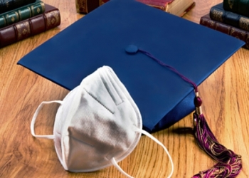 Ilustrasi wisuda di masa pandemi covid-19