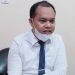 Ramdhan Kasim selaku Kuasa Hukum MJM alias Jamal tersangka kasus dugaan penyimpangan kredit investasi dan modal kerja pada Bank SulutGo (BSG) Cabang Limboto 2015-2016. Foto : Putra/Gopos.