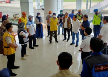 Rapid Tes Antigen bagi pelaku perjalanan udara maupun laut yang tiba di Bandara Djalauddin Gorontalo