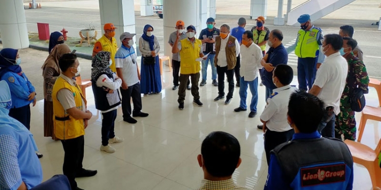 Rapid Tes Antigen bagi pelaku perjalanan udara maupun laut yang tiba di Bandara Djalauddin Gorontalo