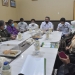 Penjabat Sekda Pohuwato, Zukri Surotinojo, saat menerima rombongan Direktur Pasca Sarjana IAIN Sultan Amai Gorontalo, Rabu (28/7/2021). (istimewa)