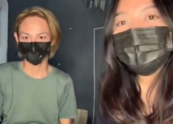 Pemilik akun tiktok @bysuci dan selebgram Gorontalo Nizam menyampaikan video permohonan maaf terkait konten tiktok perayaan HUT saat positif Covid-19. (istimewa)