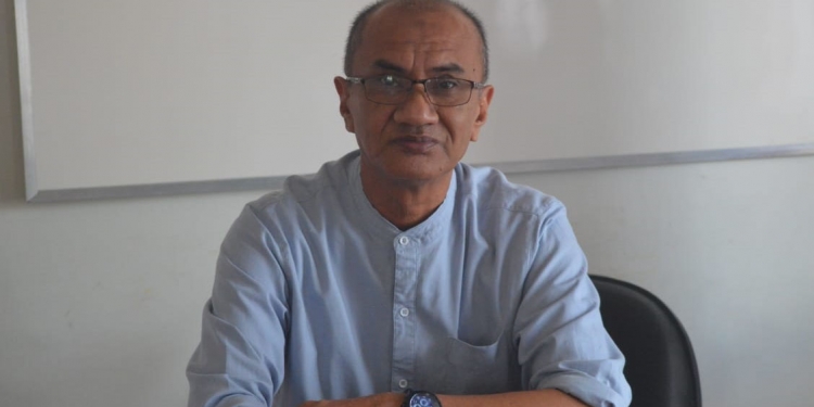 Ketua Komisi III DPRD Bone Bolango, Tahir Badu. (putra/gopos)