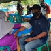 Masyarakat Kecamatan Bulango Ulu antusias mengikuti vaksinasi pada kegiatan vaksinasi massal Covid-19 terpusat oleh Pemkab Bone Bolango bekerja sama Kodim 1304/Gorontalo dan Polres Bone Bolango. (istimewa)