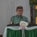 Bupati pohuwato, Saiful A Mbuinga saat memberikan sambutannya di gereja Protestan, Randangan.(Foto Istimewa)