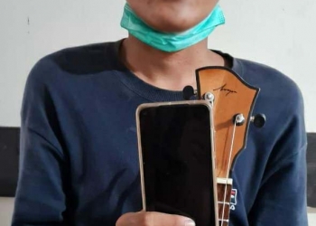 BC, pencuri handphone yang telah menjadi buron selama tiga bulan. (Foto: humas Polres Tulungagung)