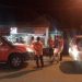 Pelaksanaan patroli gabungan Polres Bone Bolango, bersama Pemerintah Kabupaten Bone Bolango, dan jajaran terkait lainnya guna mengimbau masyarakat tetap di rumah dan tegakkan prokes. (Foto Humas Polres Bone Bolango)