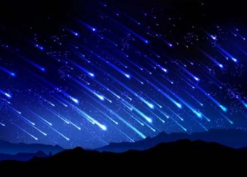 Ilustrasi Hujan Meteor (Suara.com)