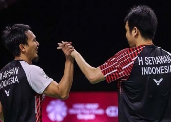 Ganda putra Hendra Setiawan / Mohammad Ahsan.