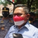 Wali Kota Gorontalo, Marten Taha saat diwawancarai. Foto (Ari/Gopos