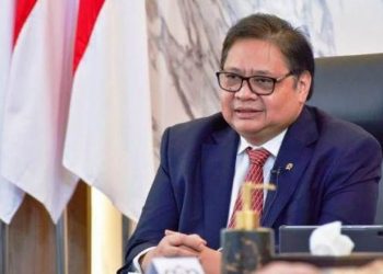 Menko Bidang Perekonomian dan Ketua KPCPEN, Airlangga Hartarto. istimewa